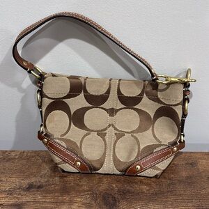 Women's Coach Brown small handbag